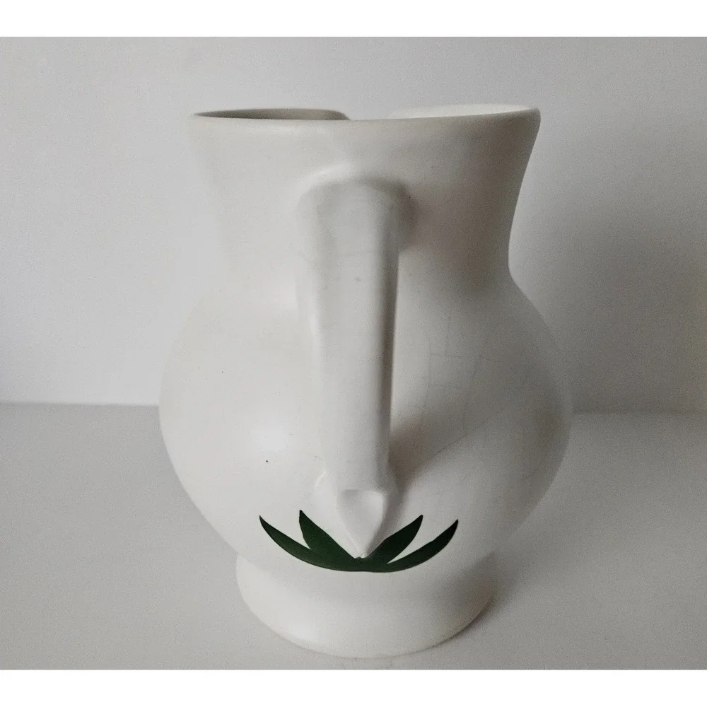 VTG MCM Pottery Pitcher Vase Poteries du Marais France Cottage French Provincial